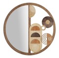Oglinda de perete Block, Mauro Ferretti, 80 cm, MDF, multicolor