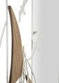 Oglinda de perete Adriatic, Mauro Ferretti, 60x60 cm, MDF/fier, alb'maro