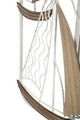 Oglinda de perete Adriatic, Mauro Ferretti, 60x60 cm, MDF/fier, alb'maro