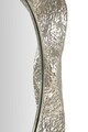 Oglinda de perete Argelux Round, Mauro Ferretti, 104 cm, fier/MDF, argintiu