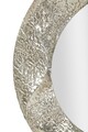 Oglinda de perete Argelux Round, Mauro Ferretti, 104 cm, fier/MDF, argintiu