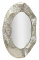 Oglinda de perete Argelux Round, Mauro Ferretti, 104 cm, fier/MDF, argintiu