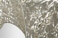 Oglinda de perete Argelux Oval, Mauro Ferretti, 87.5x128 cm, fier/MDF, argintiu