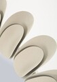 Oglinda de perete Dune Double, Mauro Ferretti, 85 cm, fier/MDF, crem