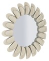 Oglinda de perete Dune Double, Mauro Ferretti, 85 cm, fier/MDF, crem