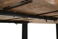Masa extensibila Edge, Mauro Ferretti, 280-180 x 90 x 77 cm, lemn de mango/fier, maro/negru