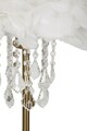 Lampa de masa Diamon, Mauro Ferretti, 1 x E27, 40W, 30x55 cm, fier/plastic, alb/auriu