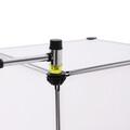 Dulap modular pentru incaltaminte, Songmics, 10 compartimente, 43x31x173 cm, ABS/fier, alb