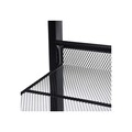 Suport pentru pantofi cu 5 niveluri, Songmics, 20 perechi pantofi, 74x30.7x104 cm, otel, negru