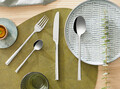 Set tacamuri 24 piese Metropole, Amefa, 6 persoane, inox 18/10, argintiu