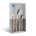Set tacamuri 24 piese Vancouver, Amefa, 6 persoane, inox 18/10, argintiu