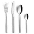 Set tacamuri 24 piese Vancouver, Amefa, 6 persoane, inox 18/10, argintiu