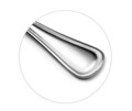 Set tacamuri 24 piese Haydn, Amefa, 6 persoane, inox 18/10, argintiu