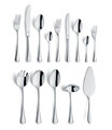 Set tacamuri 60 piese Haydn, Amefa, 6 persoane, inox 18/10, argintiu