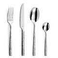 Set tacamuri 24 piese Calligraphy, Amefa, 6 persoane, inox 18/0, argintiu