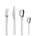 Set tacamuri 24 piese Pontis, Amefa, 6 persoane, inox 18/0, argintiu