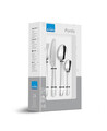 Set tacamuri 24 piese Pontis, Amefa, 6 persoane, inox 18/0, argintiu