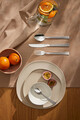 Set tacamuri 24 piese Linen, Amefa, 6 persoane, inox 18/0, argintiu