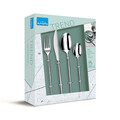 Set tacamuri 24 piese Soprano, Amefa, 6 persoane, inox 18/0, argintiu