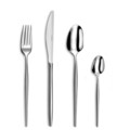 Set tacamuri 24 piese Soprano, Amefa, 6 persoane, inox 18/0, argintiu