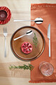 Set tacamuri 24 piese Manille, Amefa, 6 persoane, inox 18/0, argintiu