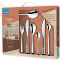 Set tacamuri 42 piese in cutie cadou Gaia All You Need, Amefa, 6 persoane, inox 18/0, argintiu