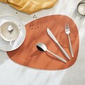 Set tacamuri 24 piese in cutie de lemn Florence, Amefa, 6 persoane, inox 18/10, argintiu