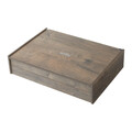 Set tacamuri 24 piese in cutie de lemn Martin, Amefa, 6 persoane, inox 18/10, argintiu