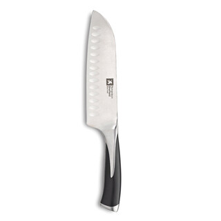 Negru, Cutit Santoku 17.5 cm