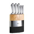 Set 5 cutite si suport Fushion, Richardson Sheffield, 8.5 cm/12.5 cm/20 cm, inox 13/0, multicolor