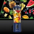 Blender portabil Fram, 7.4V, 400 ml, albastru