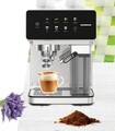 Espressor digital Heinner, 1350W, 20 Bar, 1.6L, crem/negru