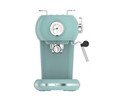 Espressor Fram, 1100W, 15 Bar, 1.2L, turcoaz