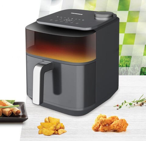 Friteuza Crispsteam, Heinner, 1800W, 7L, negru