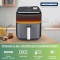 Friteuza Crispsteam, Heinner, 1800W, 7L, negru