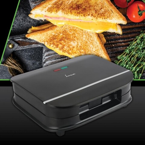 Sandwich maker Fram, 700W, negru