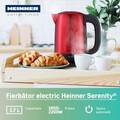 Fierbator electric Heinner, 1850-2200W, 1.7L, rosu