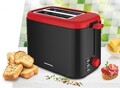Prajitor de paine Wassay 800, Heinner, 800W, negru/rosu