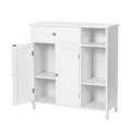Dulap pentru baie, Scandinavian Style, Vasagle, 75x30x80 cm, MDF, alb mat