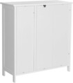 Dulap pentru baie, Scandinavian Style, Vasagle, 75x30x80 cm, MDF, alb mat