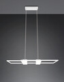 Lustra Albany, TRIO, 100x28x150 cm, 37W, 1x SMD, aluminiu, alb mat