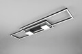 Plafoniera Albany, TRIO, 100x28x8 cm, 37W, 1x SMD, aluminiu, negru mat