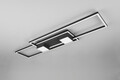 Plafoniera Albany, TRIO, 100x28x8 cm, 37W, 1x SMD, aluminiu, negru mat