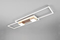 Plafoniera Albany, TRIO, 100x28x8 cm, 37W, 1x SMD, aluminiu, maro/alb