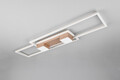 Plafoniera Albany, TRIO, 100x28x8 cm, 37W, 1x SMD, aluminiu, maro/alb
