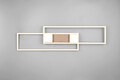 Plafoniera Albany, TRIO, 100x28x8 cm, 37W, 1x SMD, aluminiu, maro/alb