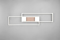 Plafoniera Albany, TRIO, 100x28x8 cm, 37W, 1x SMD, aluminiu, maro/alb