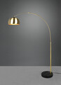 Lampadar Argentina, TRIO, 38x172.3x200 cm, 60W, 1x E27, metal, auriu/negru