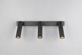 Plafoniera Ambala, TRIO, 44x13x17.5 cm, 5.5W, 3x SMD, metal, negru mat