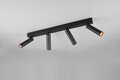 Plafoniera Ambala, TRIO, 65x13x17.5 cm, 5.5W, 4x SMD, metal, negru mat